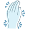 Icon of inflamed hand