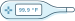 Thermometer icon indicating fevers as an RA symptom Thermometer Icon