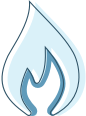 Flame icon indicating rheumatoid arthritis flares Inflammation Icon
